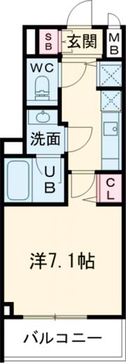 アスヴェル神戸ハーバーサイドの間取り画像
