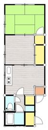 元町アパートの間取り画像