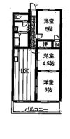 KNグランドハイツの間取り画像