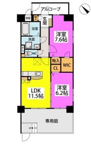ベルカンパーニュの間取り画像
