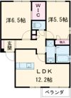 フォーレスフラッツ Bの間取り画像