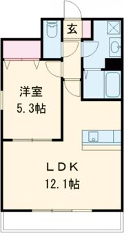 クロノス25上熊本の間取り画像