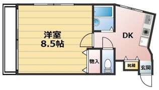 K．ハイツの間取り画像