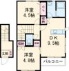 メゾンフィオーレの間取り画像