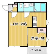 La-Crea ZⅡ（ラクリエ・ゼットツー）の間取り画像