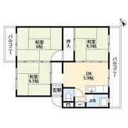 シーサイド貝掛マンションB棟の間取り画像
