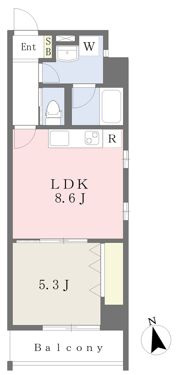 ル・ポール明石東仲ノ町の間取り画像