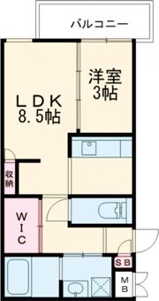 パロス明石ウエストの間取り画像