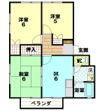 長野コーポの間取り画像