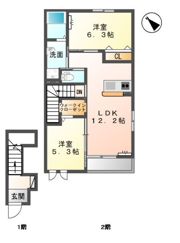 エミアスⅠの間取り画像