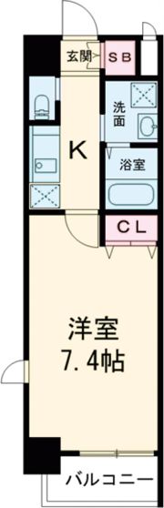 クローバー・グランデ平野の間取り画像