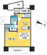 照葉ザ・タワーの間取り画像