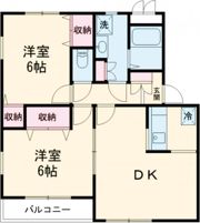 リビウスヨーロピアン芝 伍番館の間取り画像