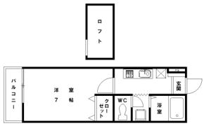 レンブランサ若宮Bの間取り画像