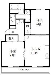 ライフインアカマの間取り画像