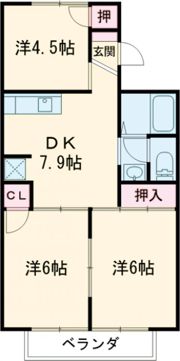 セジュール和田の間取り画像