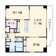 ミラージュパレス天王寺堀越町の間取り画像