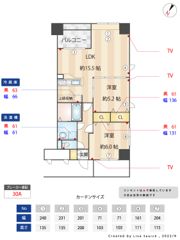 グランパーク天神の間取り画像