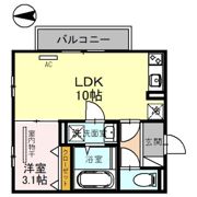 アクシス北野田の間取り画像