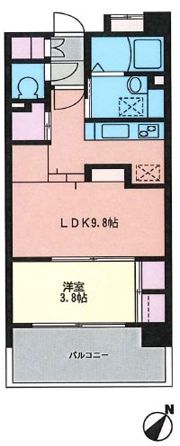 KDX清水レジデンスの間取り画像
