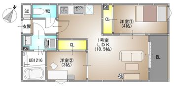 REGALEST 藤原光町の間取り画像