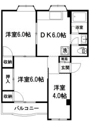 斎藤第一マンションの間取り画像