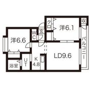 アリュール桑園の間取り画像