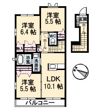 グランマスト春日野通り B棟の間取り画像