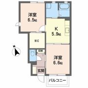 シャーメゾン大山 A棟の間取り画像