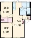 シャーメゾン陽光 B棟の間取り画像