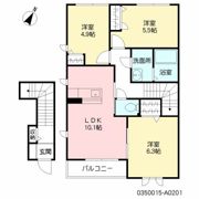 コンフォルト・ファイブ A棟の間取り画像
