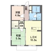 ディアス青葉の間取り画像