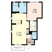 アルファ EASTの間取り画像