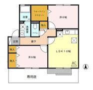 スカイウェーブ Bの間取り画像