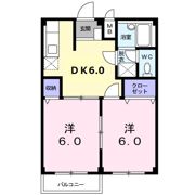 コーポ日比野 C棟の間取り画像