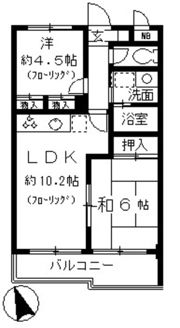 グランドール大幸IIの間取り画像