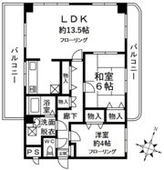 あい蘭道壱番館の間取り画像