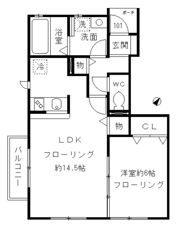 クエルボ烏山の間取り画像