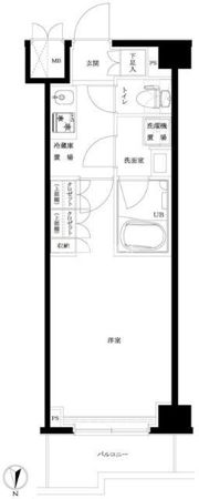 ルーブル川崎中丸子参番館の間取り画像