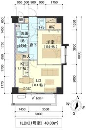 フィオーレ北山の間取り画像