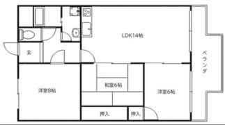 清秀レジデンスの間取り画像