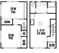 テラスハウス山本Bの間取り画像
