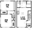 テラスハウス山本Bの間取り画像