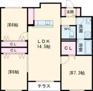 クレールマンション杉並の間取り画像
