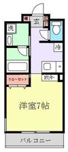 エクセル新川崎Ⅱの間取り画像