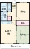 西明石グランドハイツの間取り画像