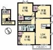ラフィネ B棟の間取り画像