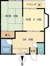 ローズハイツAの間取り画像