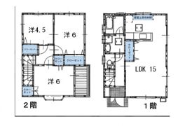荒目ハイツの間取り画像