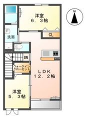 シャルマンコートAの間取り画像